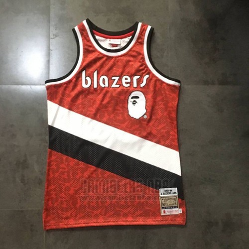 Camiseta Portland Trail Blazers Bape #93 Retro Rojo